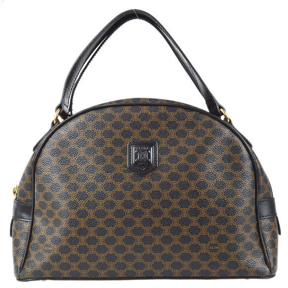 Celine Handbags - CELINE Macadam Handbag Black 180521